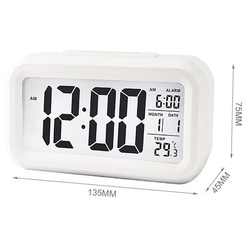 RELOJ DESPERT.MAYOU NR9249 BLANCO